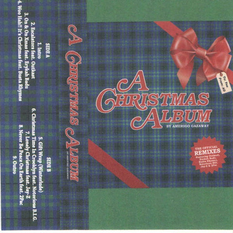 Amerigo Gazaway ‎– A Christmas Album - New Cassette 2020 Soul Mates USA White Tape - Mashup / Funk / Soul / Holiday