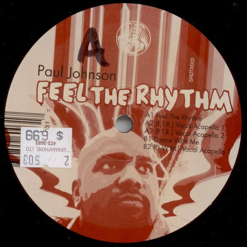 Paul Johnson ‎– Feel The Rhythm - VG+ 12" Single Record 2002 USA Vinyl - Chicago House