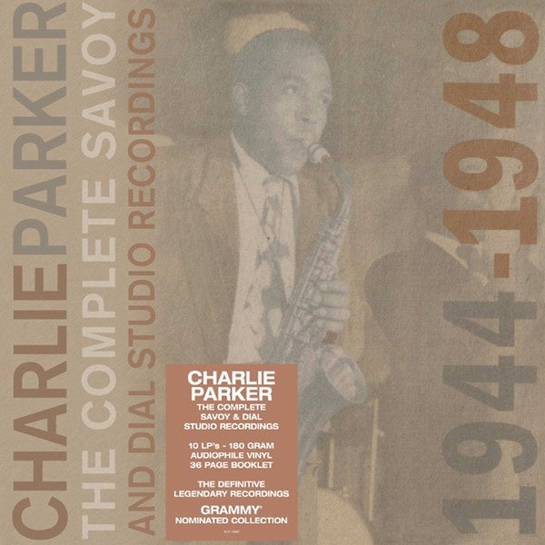 Charlie Parker ‎– The Complete Savoy And Dial Studio Recordings 1944-1948 - New Vinyl 10 Lp 2015 Savoy Jazz 180gram Box Set Compilation - Jazz / Bop - Shuga Records