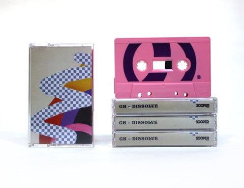 Gentle Heat ‎– Dissolve - New Cassette 2018 Sooper Light Pink Shell Tape & Download - Post-Punk / Dream Pop