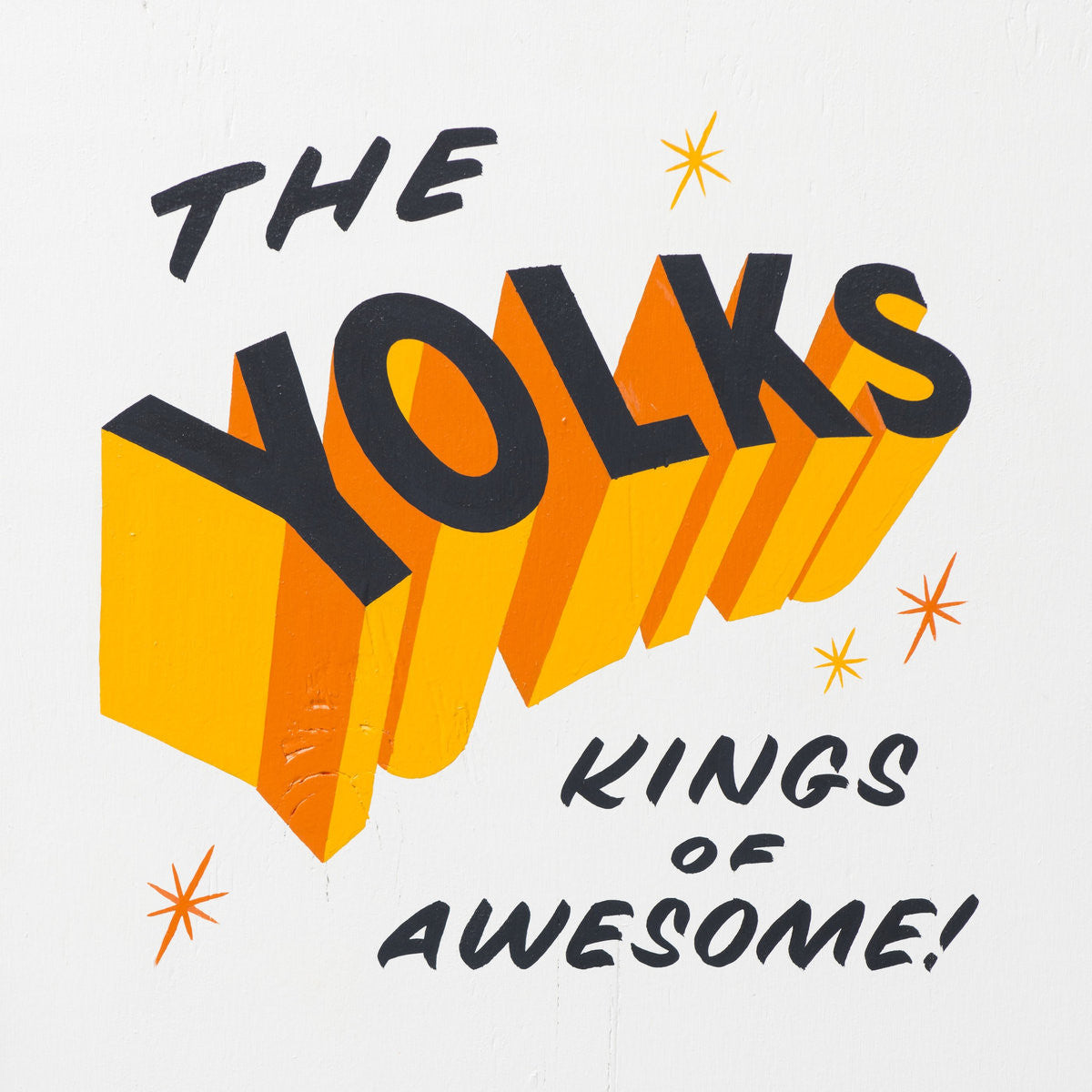 The Yolks - Kings Of Awesome - New Vinyl Record - 2014 Randy Records - Chicago / Punk / Garage