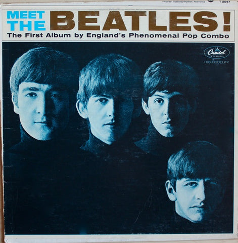 The Beatles ‎– Meet The Beatles! (1964) - VG- (lower grade) Lp Record 1971 Apple USA Stereo  Vinyl - Rock & Roll