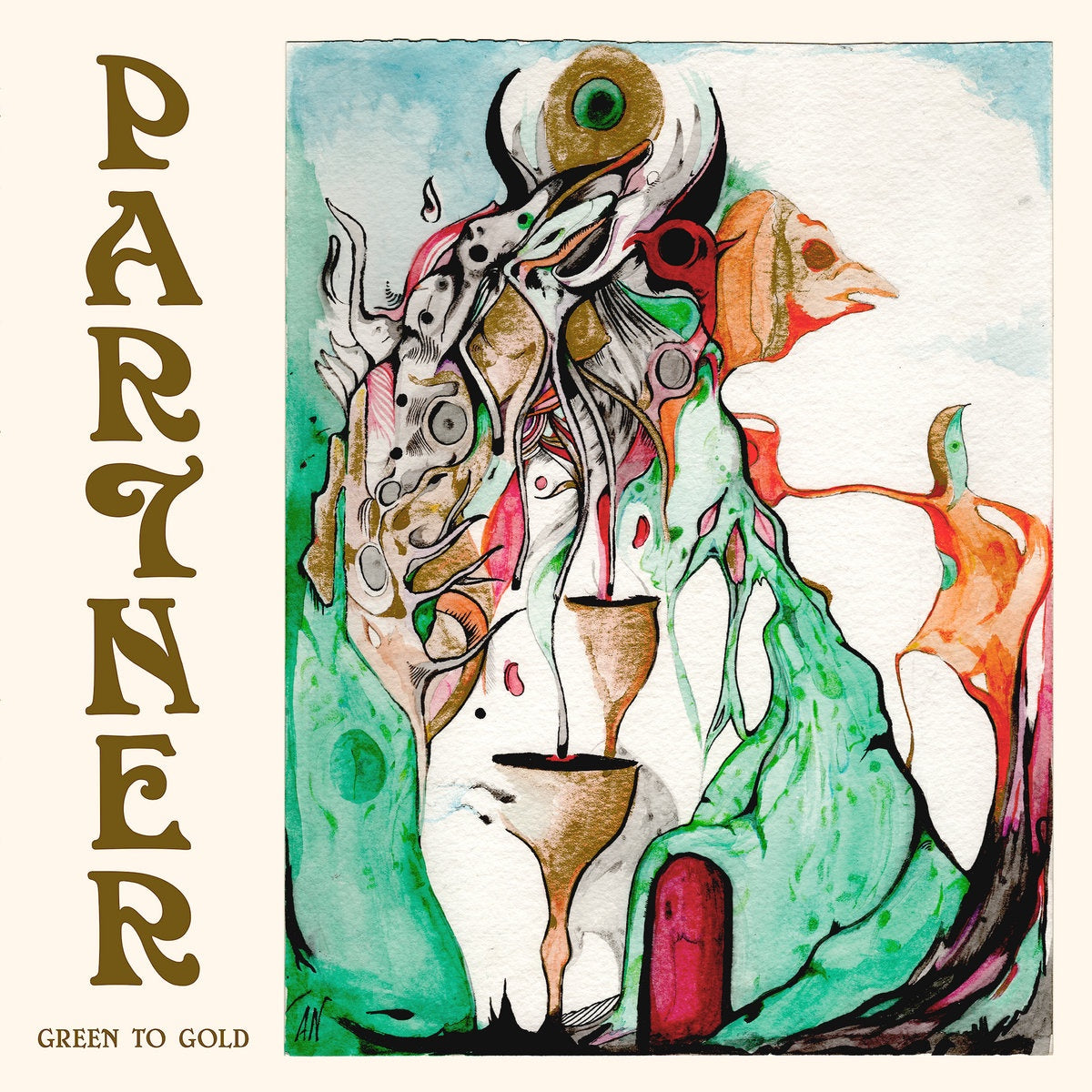 Partner - Green to Gold - New LP Record 2021 X! USA Black Vinyl - Chicago Psychedelic Rock