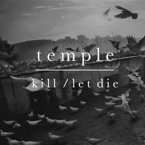 Temple - Kill / Let Die - New 7" EP Record 2015 Darkness Forming Vinyl - Milwaukee Punk Rock