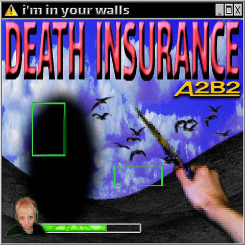 Death Insurance - I'm In Your Walls - New LP Record 2022 A2B2 Indie Exclusive Black & Yellow Vinyl - Experimental Electronic / Hardcore / Abstract Rock