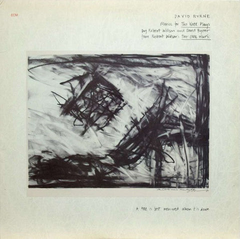 David Byrne ‎– Music For The Knee Plays - VG+ Lp Record 1985 USA Original Vinyl - Jazz / Contemporary