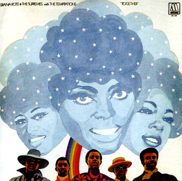 Diana Ross & The Supremes (With The Temptations) ‎– Together VG 1969 Motown Gatefold LP - Funk / Soul