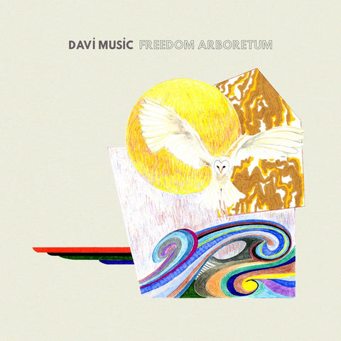 DAVi MUSiC – Freedom Arboretum - New LP Record 2023 Hi Joy White Vinyl & Download - Chicago Electronic / Ambient / Experimental / Tape Loops