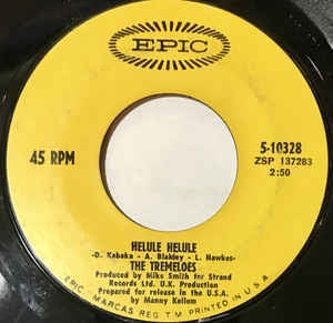 The Tremeloes ‎- Helule Helule - VG+ 7" Single 45 RPM 1968 USA - Pop / Vocal - Shuga Records