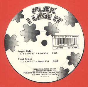 Flex – I Like It - Mint 12" Single Record 1995 Netherlands Ruff Stuff Vinyl - Acid