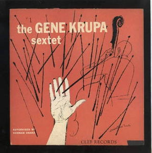 The Gene Krupa Sextet ‎– #1 - VG 10" Lp Record 1954 Clef USA Mono Vinyl - Jazz / Swing