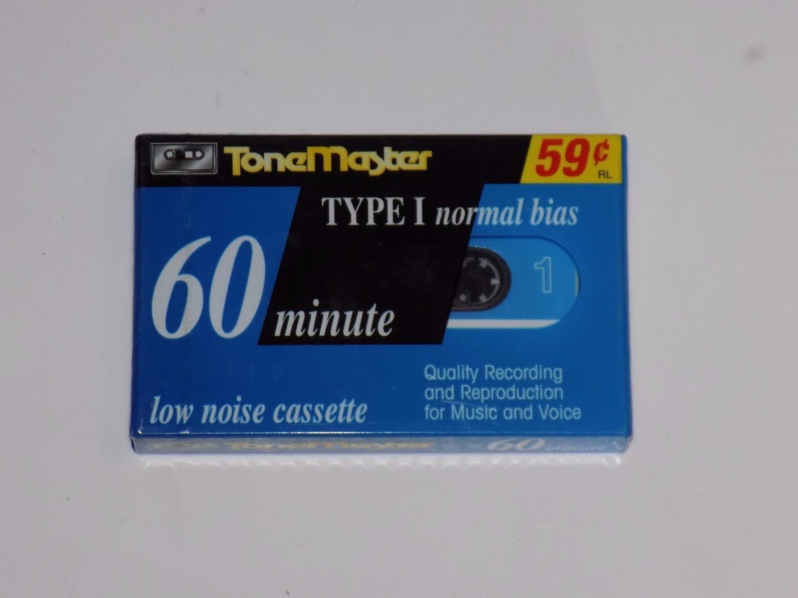 New Sealed ToneMaster Type I Normal Bias 60 minute Low Noise Cassette Tape