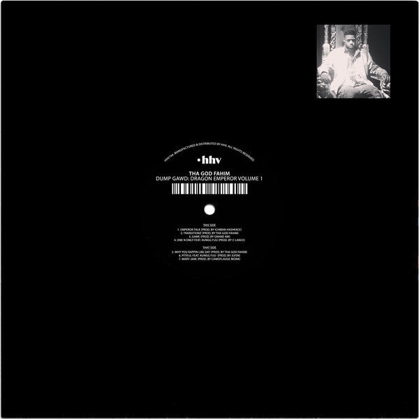 Tha God Fahim ‎– Dump Gawd: Dragon Emperor Volume 1 - New LP Record 2018 HHV Europe Import Vinyl - Hip Hop - Shuga Records