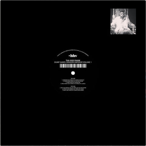 Tha God Fahim ‎– Dump Gawd: Dragon Emperor Volume 1 - New LP Record 2018 HHV Europe Import Vinyl - Hip Hop