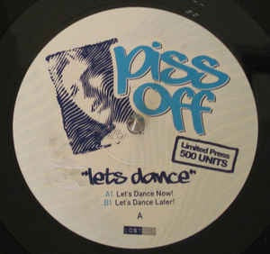 David Bowie ‎– Let's Dance Now! / Let's Dance Later! (Fedde Le Grand Remixes)  - New 12" Single Record 2007 Piss Off Europe Vinyl - House / Electro
