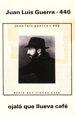 Juan Luis Guerra - 440 ‎– Ojalá Que Llueva Café - Used Cassette Tape Karne 1990 Spain - Latin / Merengue