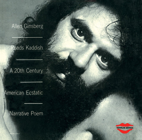 Allen Ginsberg - Reads Kaddish - New Vinyl Record 2017 Real Gone Music Gatefold Limited Edition Reissue of 1700 on Red Vinyl - Spoken Word / Beat Poetry