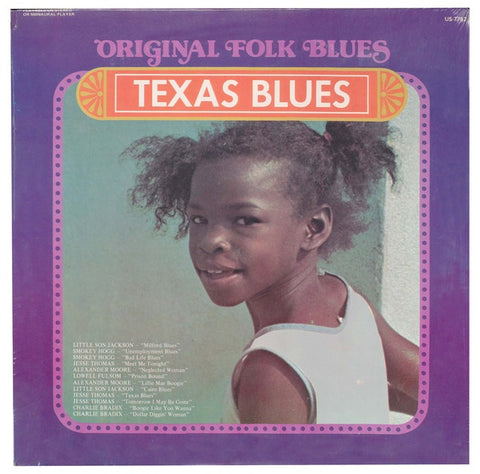 Various ‎– Texas Blues - VG+ Lp Record 1960s United USA Vinyl - Texas Blues