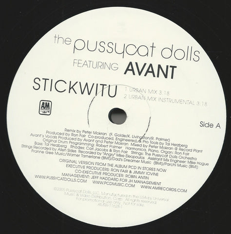 The Pussycat Dolls - Stickwitu (Urban Mix) Mint- - 12" Single 2005 A&M USA - R&B