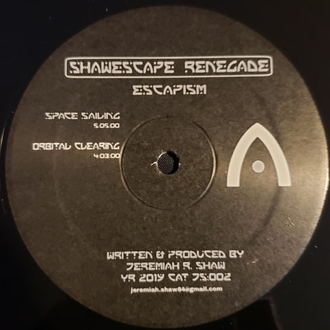 J. Shaw ‎– Shawescape Renegade - Escapism - New 2019 EP Record 12" Vinyl - Electro / Detroit Techno