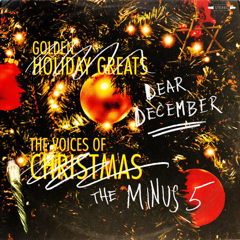 The Minus 5 - Dear December - New Vinyl Record 2017 Yep Roc Record Store Day Black Friday Pressing on White Vinyl with Deluxe Advent Calendar Gatefold Cover (Limited to 1500) - Holiday