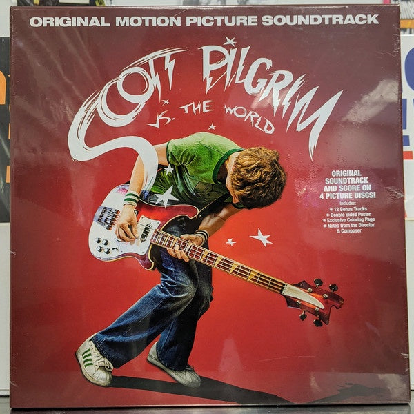 Various ‎– Scott Pilgrim Vs. The World (Original Motion Picture 2010) Seven Evil Exes - New 4 LP Record Box Set ABKCO USA Picture Disc Vinyl, Poster & Inserts - Soundtrack