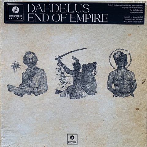 Daedelus - End Of Empire - New 3 LP Record 2019 Brainfeeder Limited Edition Vinyl Box Set Compilation & Download - Electronic / Hip Hop