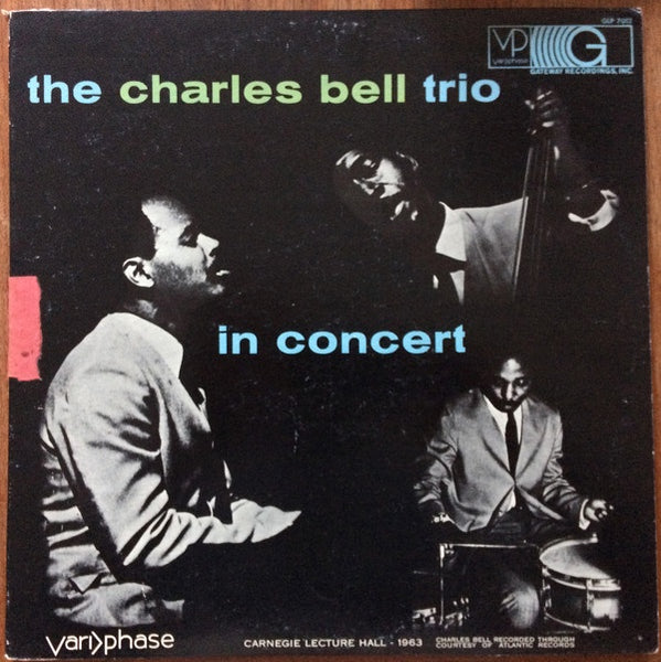 The Charles Bell Trio In Concert - VG- LP Record 1964 Gateway USA Mono Original Vinyl - Jazz - Shuga Records
