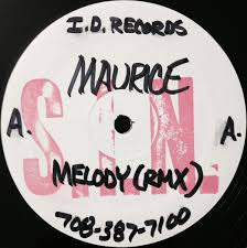 Maurice ‎– Out Of Nowhere / Melody - VG 12" Single Record 1991 ID USA White Label Test Press Vinyl - Chicago House