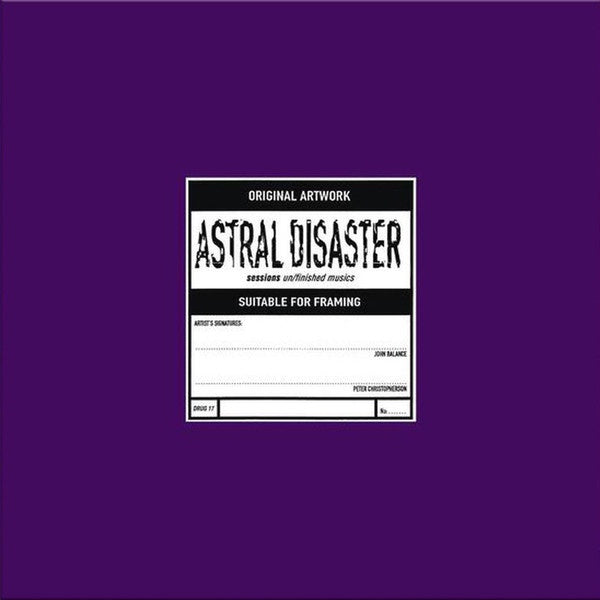Coil ‎– Astral Disaster Sessions Un/Finished Musics - New Lp Record 2018 UK Import Vinyl - Electronic / Experimental / Ambient