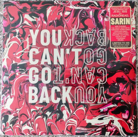 Sarin ‎– You Can't Go Back - New LP Record 2021 Prosthetic Red with Cream and Black Splatter Vinyl -