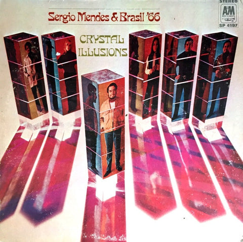 Sérgio Mendes & Brasil '66 ‎– Crystal Illusions - VG+ Lp Record 1969 Stereo Original USA Vinyl - Jazz / Bossa Nova