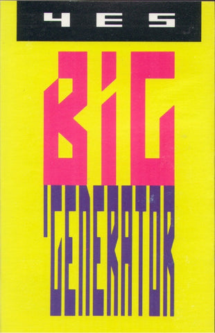 Yes ‎– Big Generator - Used Cassette 1987 ATCO Tape - Rock