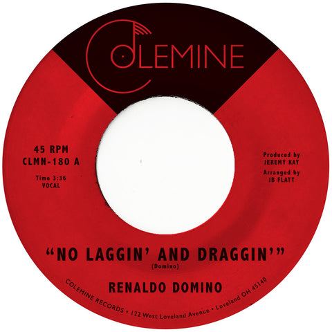 Renaldo Domino - No Laggin' And Draggin' - New 7" Single 2020 Colemine USA Gold Vinyl - Soul / R&B