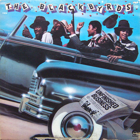 The Blackbyrds ‎– Unfinished Business - VG- LP Record 1976 Fantasy USA Vinyl - Jazz-Funk