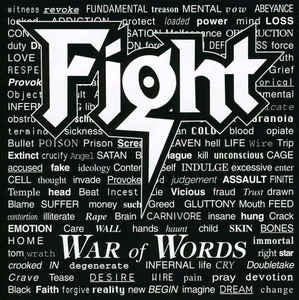 Fight ‎– War Of Words (1993) - New LP Record Store Day Black Friday 2019 Real Gone USA RSD Exclusive Release White/Black Splatter Vinyl - Heavy Metal