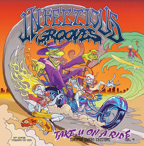 Infectious Grooves – Take U On A Ride - Summer Shred Sessions, Vol. #1 - New EP Record Store Day 2020 ORG RSD Transparent Orange Vinyl - Funk Metal