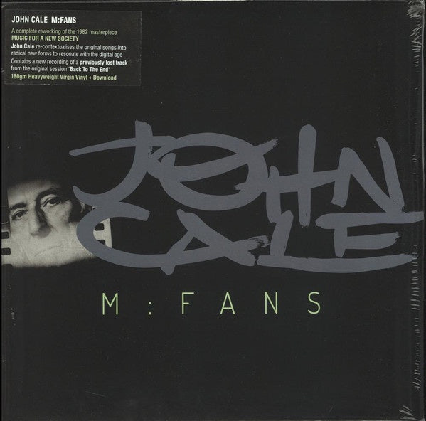 John Cale - M:FANS - New 2 LP Record 2016 Double Six Domino 180 gram Vinyl & Download - Art Rock - Shuga Records