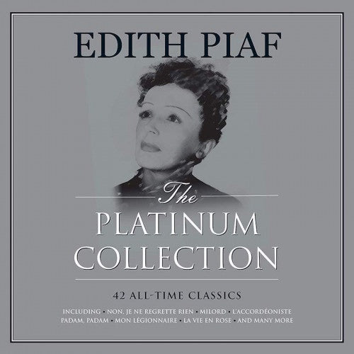 Edith Piaf ‎– The Platinum Collection - New 3 LP Record 2018 Not Now UK Import White Vinyl - Pop / Chanson - Shuga Records
