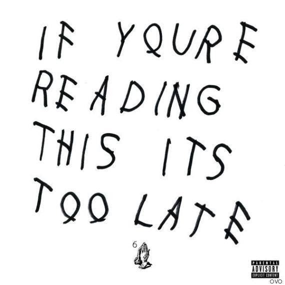 Drake - If You're Reading This It's Too Late - New 2 LP Record 2016 Young Money Cash Money USA Vinyl - Hip Hop - Shuga Records