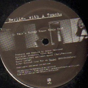 Berlin ‎– With A Touch - Mint- 12" Single Record 2003 iMusic Vinyl -  House / Electro