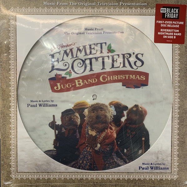 Paul Williams ‎– Jim Henson's Emmet Otter's Jug-Band Christmas - New Lp Record Store Day 2019 Varèse Sarabande Black Friday RSD Picture Disc Vinyl - Soundtrack - Shuga Records