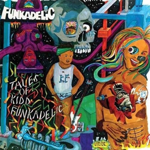 Funkadelic ‎– Tales Of Kidd Funkadelic (1976) - New Vinyl Record 2016 Limited Edition 4 Men With Beards Gatefold Reissue on Blue & Green Vinyl (Only 500 Made) - P.Funk