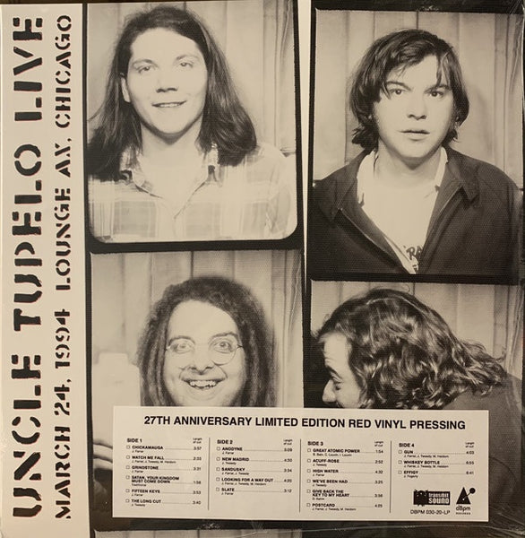 Uncle Tupelo – Live At Lounge Ax / March 24, 1994 (1999) - New 2 LP Record 2021 dBpm Red Vinyl - Indie Rock / Country Rock - Shuga Records