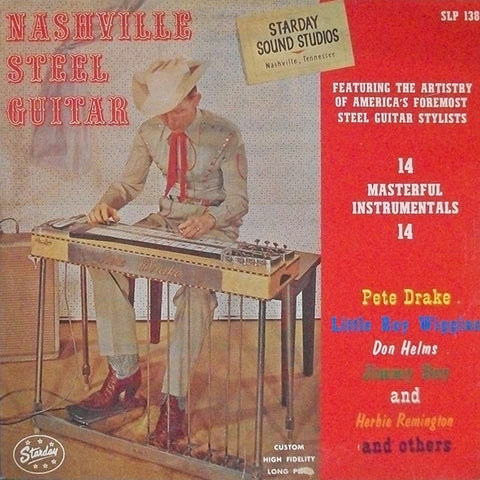 Various ‎– Nashville Steel Guitar - VG Lp Record 1961 Starday USA Mono Vinyl - Country / Instrumental