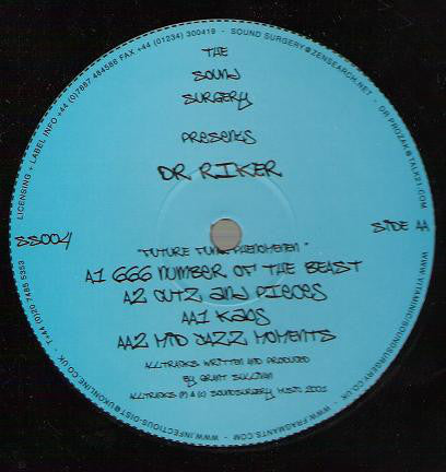Dr. Riker ‎– Future Funk Phenomenen -  New 12" Single 2001 UK Sound Surgery Vinyl - Breaks