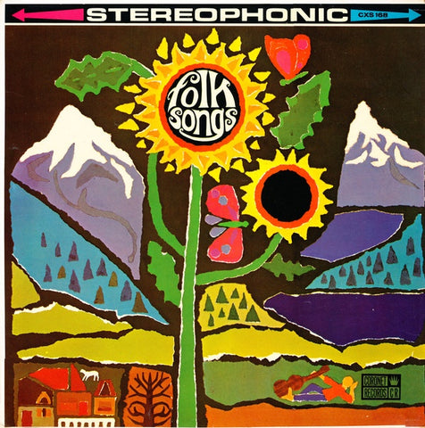 Ed McCurdy ‎– Folk Songs - VG+ Lp Record 1962 Stereo USA Vinyl - Folk