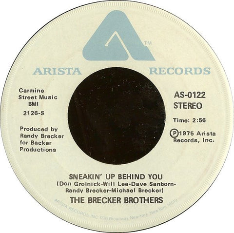 The Brecker Brothers ‎– Sneakin' Up Behind You / Sponge - Mint- 45rpm 1975 USA -Jazz / Funk / Soul