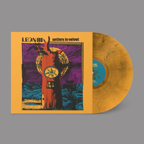 Leon III ‎– Antlers in Velvet - New LP Record 2021 Monosonic USA Orange Haze Vinyl - Indie Rock - Shuga Records
