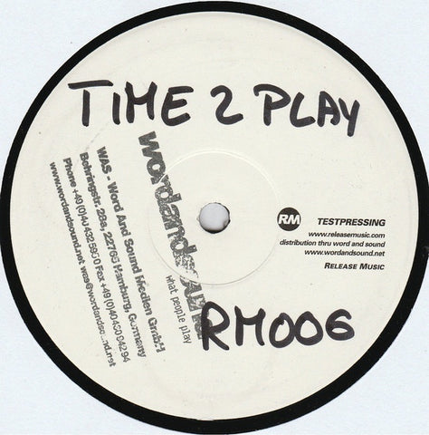 Joystick Experience ‎– Time 2 Play E.P. - Mint- 12" Single Record 2005 Release Music German Import Test Pressing Promo Vinyl & Insert - Breakbeat / Electro / New Wave